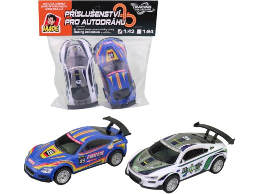 21567 - Autodráha náhradní autíčka, 2 ks 1:43