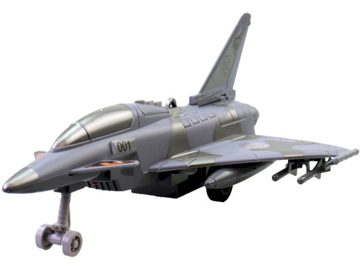 Made Stíhací letadlo SK na setrvačník na baterie se světlem a zvukem