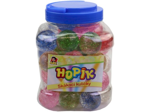 Hopskulka s třpytkami, 38 mm