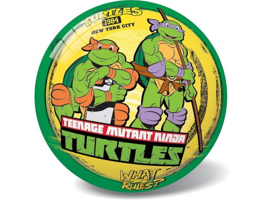 20207 - Míč Turtles retro, 14 cm
