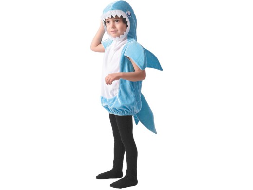 09727 - Šaty na karneval - žralok, 80 - 92 cm