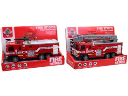 Auto hasiči na setrvačník, 17 cm