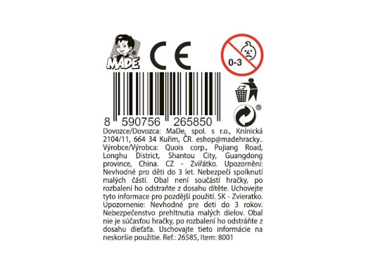 Zvířátko náramek, 12 ks v display boxu