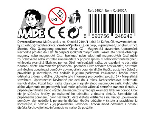 Magnetická stavebnice pro děti