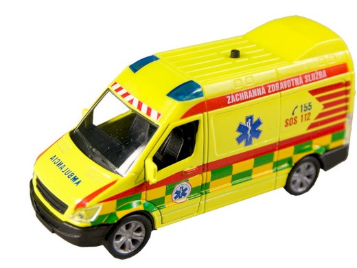 06441 - Auto záchranářské SK, 2 druhy 11 cm, pullback