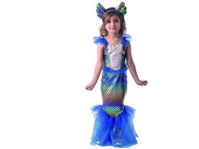 09747 - Šaty na karneval - mořská panna, 80 - 92 cm