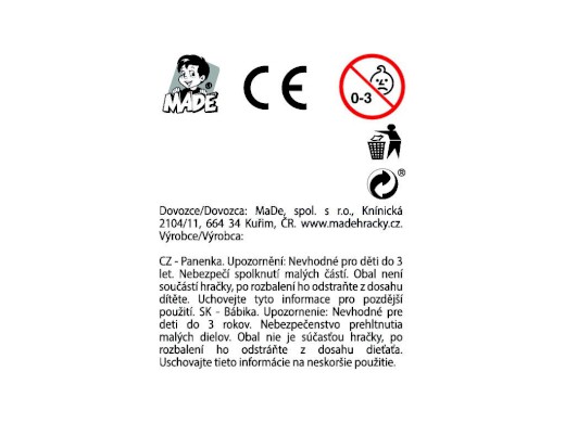 16617 - Miminko v boxu, 6 barev