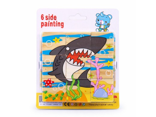 Obrázkové dřevěné kostky