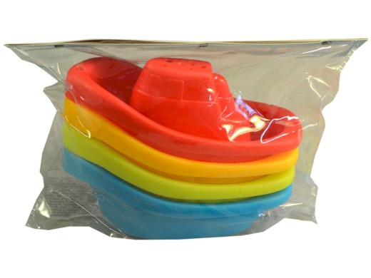 09977 - Loďky do vody, 4 ks, 11 cm