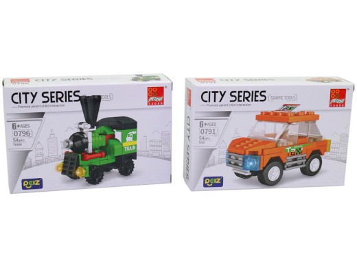 18099 - Auto sportovní, volná kola, 16 ks v display boxu