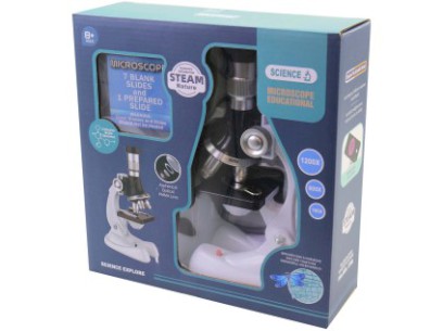 Mikroskop, 11,5 x 7,5 x 20,5cm