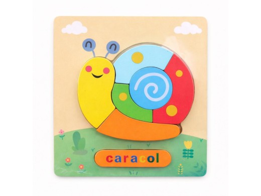 Puzzle dřevěné, 15 x 17,5 cm