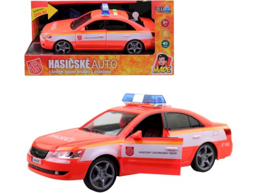 Hasičské osobní auto s českým hlasem, CZ box