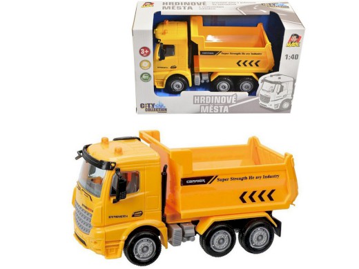 08123 - Auto stavební na setrvačník, 16 cm