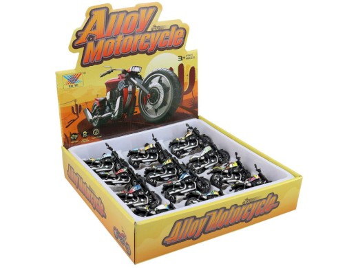 13075 - Motorka, 12 ks v boxu, 9 x 6 x 5 cm