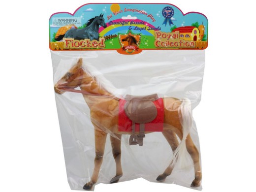 15689 - Kůň se sedlem, 35 x 32 x 10 cm