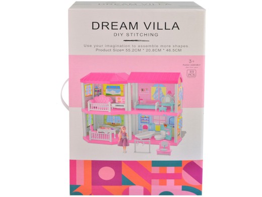 12122 - Dům s příslušenstvím, 52 x 51 x 27 cm