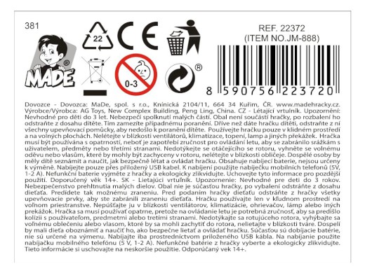 Dron, křišťálová koule