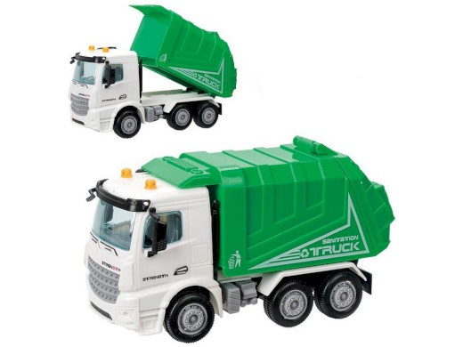 08124 - Auto popelářské na setrvačník, 16 cm