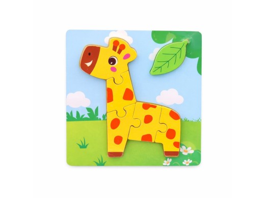 Puzzle zvířátka, 15 x 15 cm