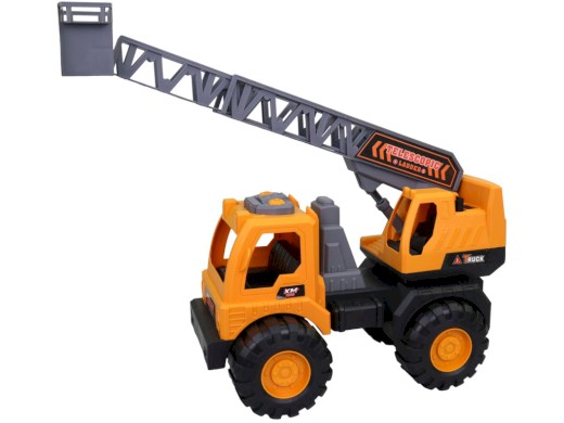 18567 - Auto stavební - žebřík s plošinou, 30 cm