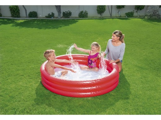 Bestway 51026 - Bazén tříkomorový Φ1.52m x H30cm