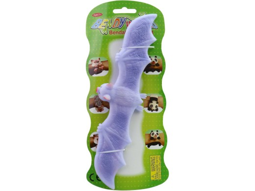 Náramek netopýr barevný na kartě, 25 cm