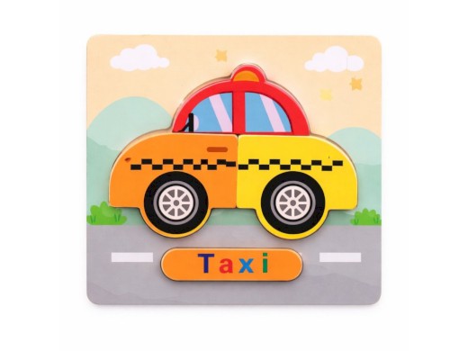 Puzzle dřevěné, 15 x 17,5 cm