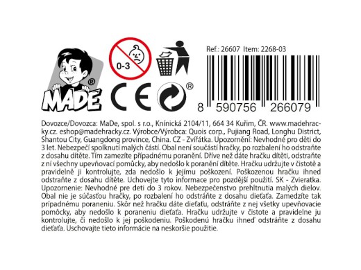 Zvířátka v sáčku, 9-12 cm