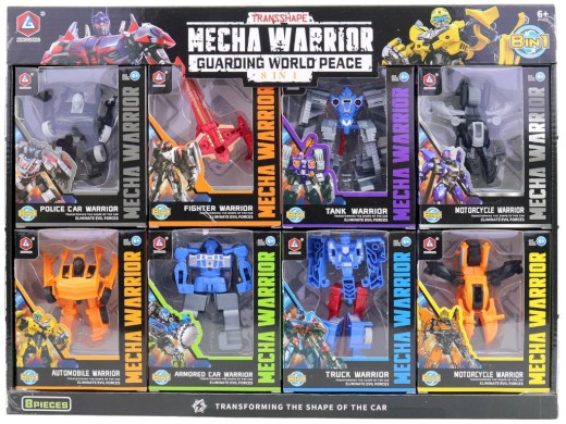 Měnící se robot, 8 ks v display boxu