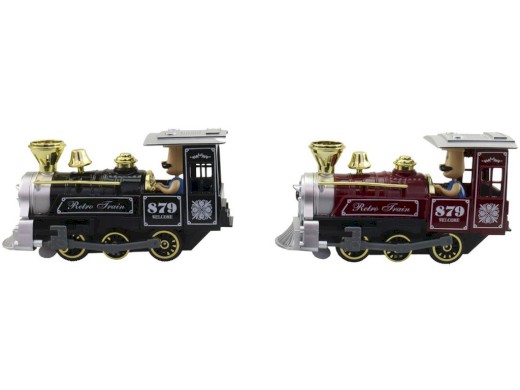 14342 - Lokomotiva  se světlem a zvukem, na baterie   15 x 4,5 x 7,5 cm