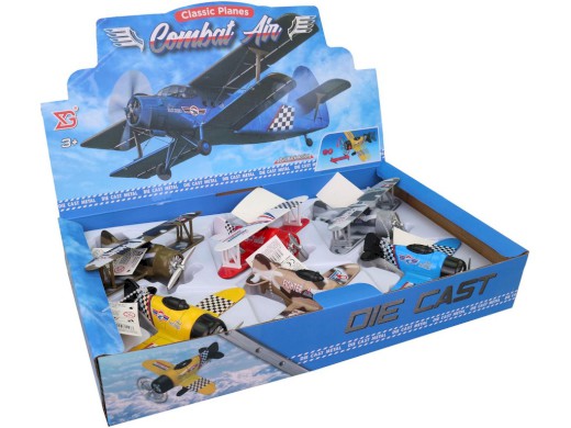 15714 - Letadlo, 6 kusů v boxu, 12 cm