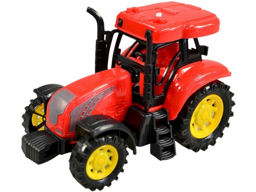 00921 - Traktor s českým hlasem, světlo zvuk, na setrvačník, 14 cm