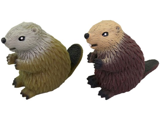 Zvířátko bobr, 24 ks v display boxu, 7 cm