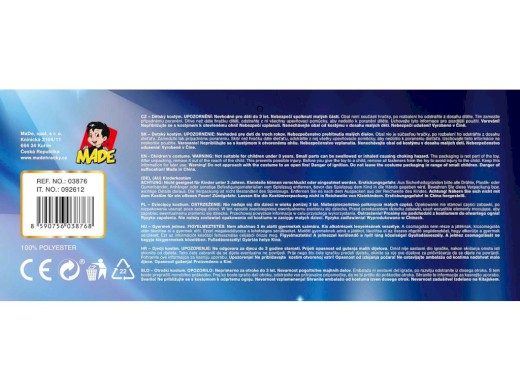 03876 - Šaty na karneval - beruška, 80-92 cm