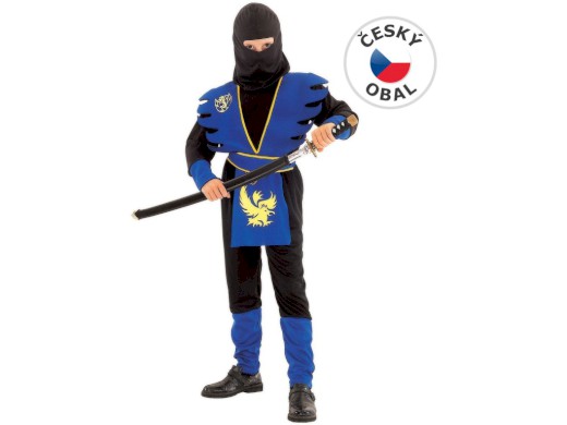 86142 - Kostým na karneval Ninja, 130-140cm