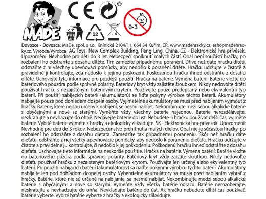 Elektronická hra, 18 ks v display boxu, na baterie