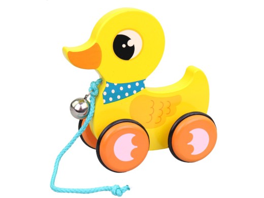 20357 - Dřevěné tahadlo, kačena, 14,5 cm