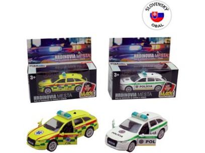 71214-06442 06442 - Policie, ambulance,SK 11cm, pullback