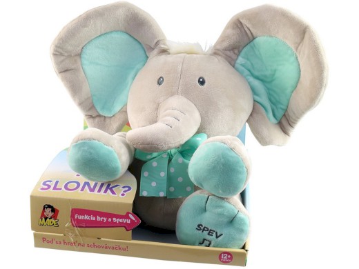 12526 - Sloník - hra na schovávanou 25 cm - SK