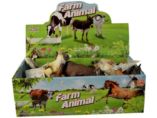 02418 - Zvířátka domácí, 12 ks, 13 cm