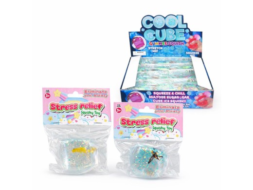 Relaxační kostka s rybou, 5 cm