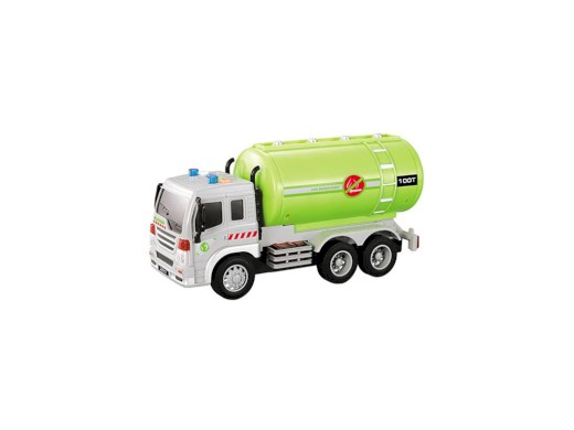 14286 - Auto cisterna na setrvačník, se světlem a zvukem, na baterie, 26,5 x 10 x 13,5 cm