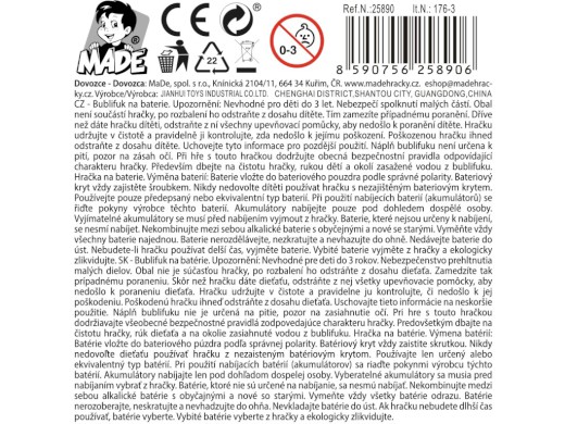 Bublifuk delfín, na baterie, 16 cm