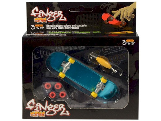 06913 - Skateboard na prst, kovový, 9 cm