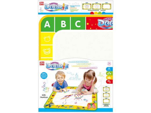 10909 - Kouzelné malování vodou - písmena a číslice, 74 x 49 cm