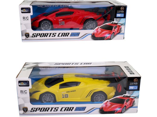 16651 - Auto na dálkové ovládání, kouř, světlo, 3 barvy