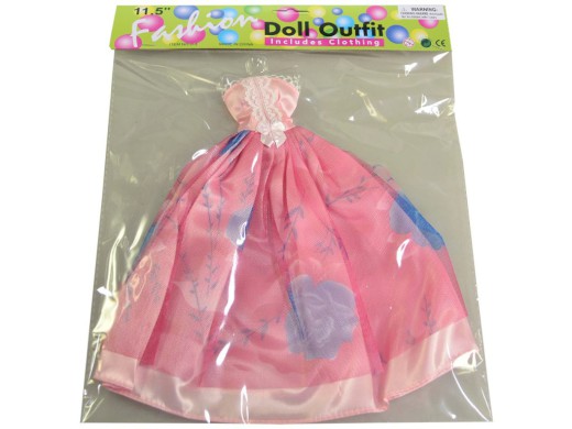 59728 - Šaty plesové pro panenku, 21 druhů - mix, 26 cm