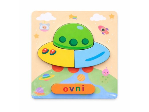 Puzzle dřevěné, 15 x 17,5 cm