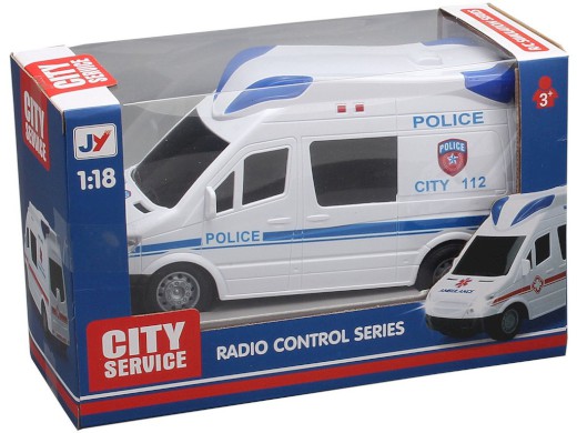 14784 - Auto policejní na dálkové ovládání,  21 cm